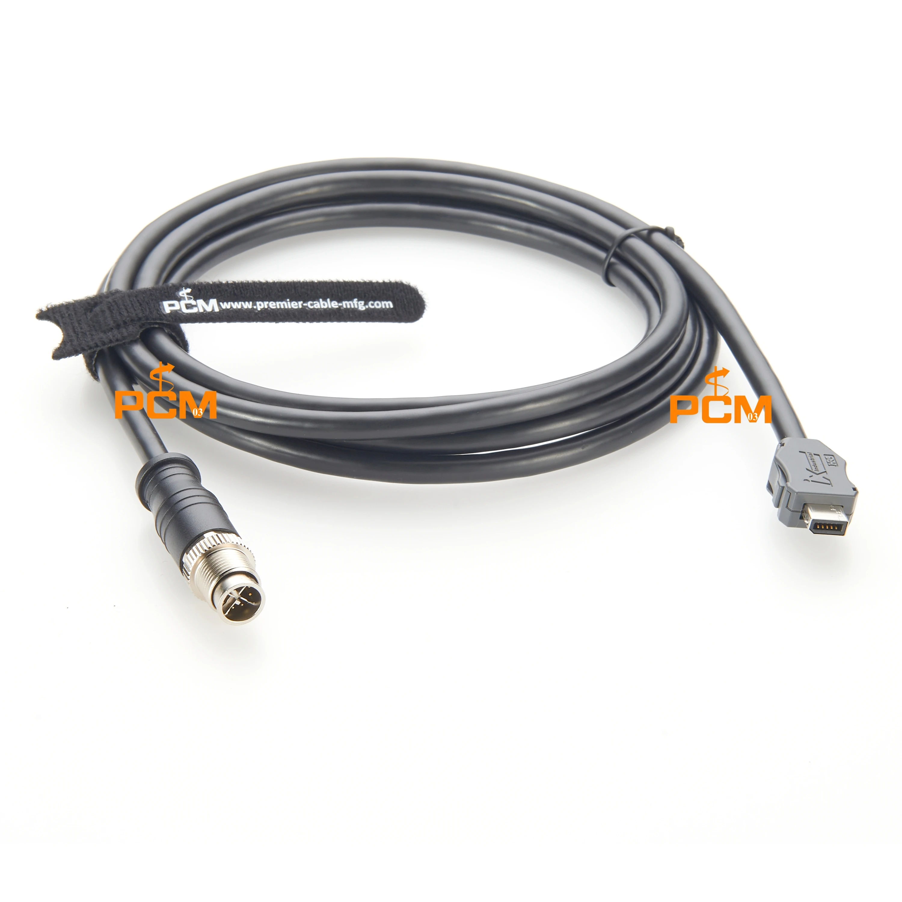 IX Industrial Ethernet Profinet Typ-A auf M12 X-Code Stecker Industriekabel für 3D-Kamera-Sensor Kompaktes Maschinenbildverarbeitungssystem – Detail 3