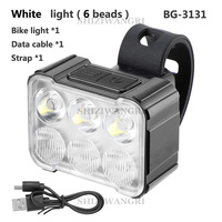 Bike Light Front Rear Cycling LED Lamp Recharged Flashlight Bike Light Rechargeable Cycling Road Bicycle Lights Bike Accessories