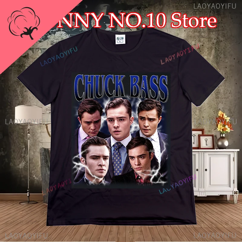 I'm Chuck Bass, genderless gossip, Chuck fashion, fan gift top short sleeve crew neck loose fashion clothing