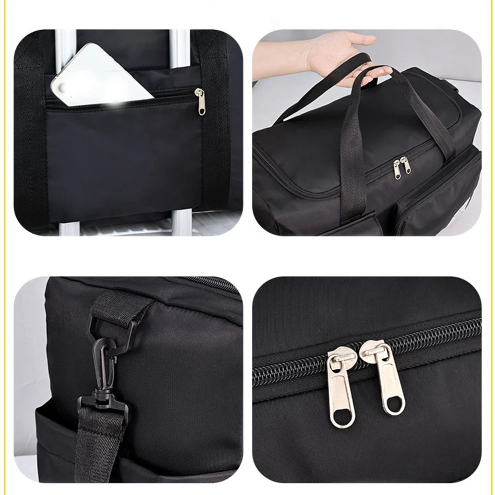 1PC fashionable multifunctional travel bag with multiple layers of storage and large capacity for dry and wet separation, expand