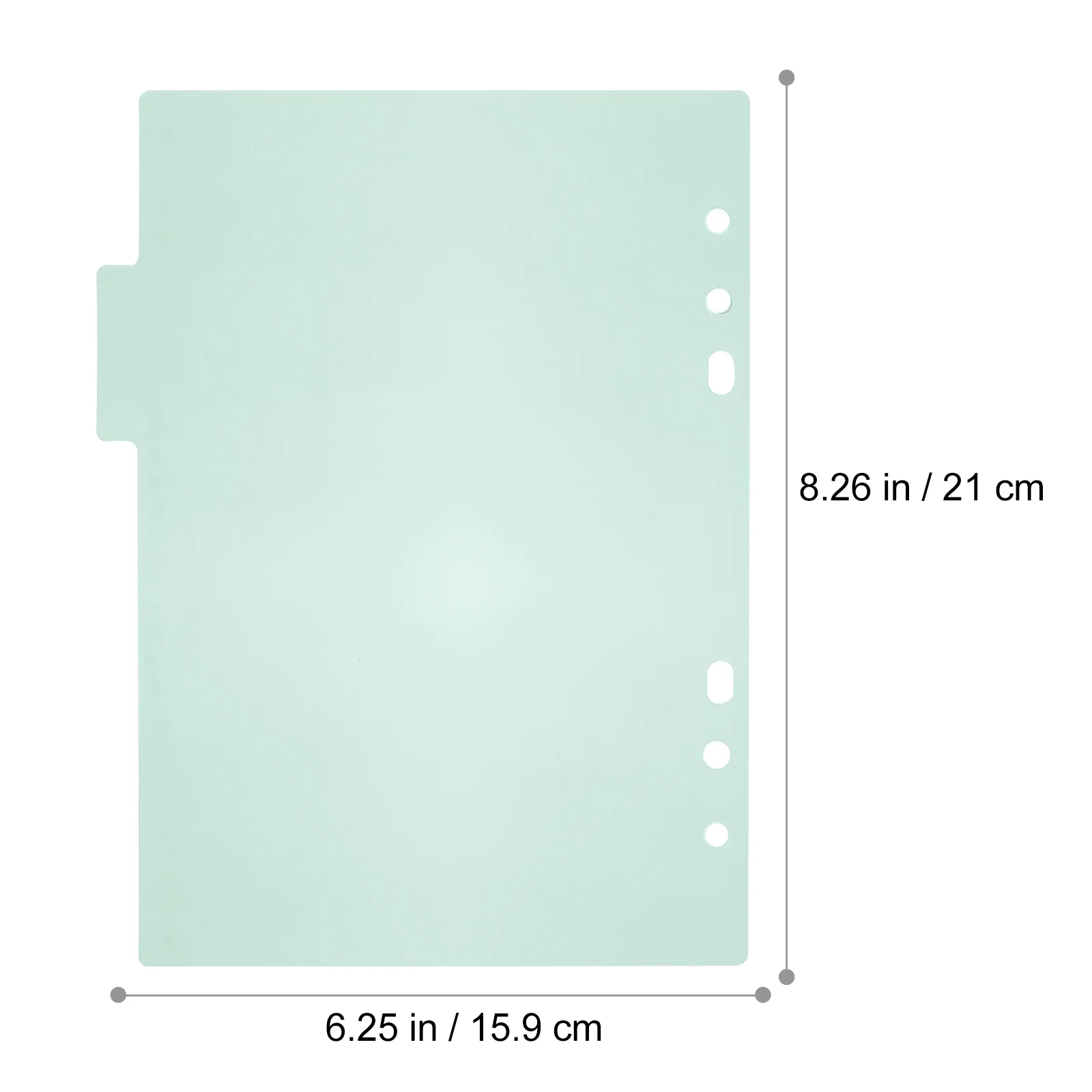 10 ชิ้น Divider Index Board Binder กระดาษสํานักงานผลิตภัณฑ์แบ่งป้ายพาร์ทิชันสีสันแท็บพลาสติก