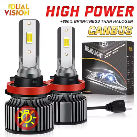 H7 LED 6000000LM Headlights Canbus H1 H3 H4 H11 9012 HIR2 H8 H9 9005 9006 HB3 HB4 880 881 High Power CSP Car Light 6000K 12V 24V