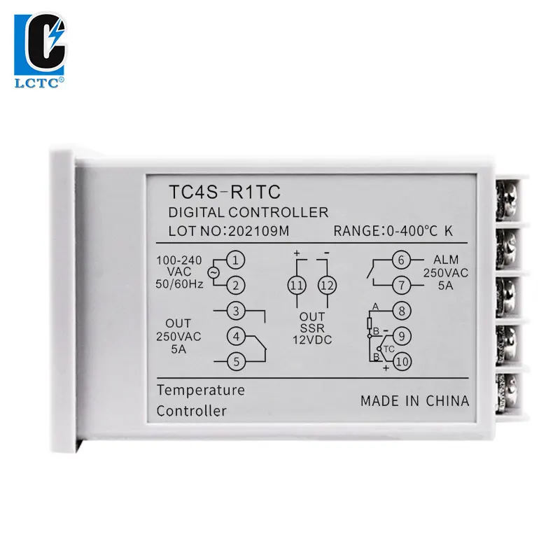 TC4S 48*48 K type Input Digital Display Intelligent PID Temperature Controller Instrument SSR+RELAY 4-20mA Output