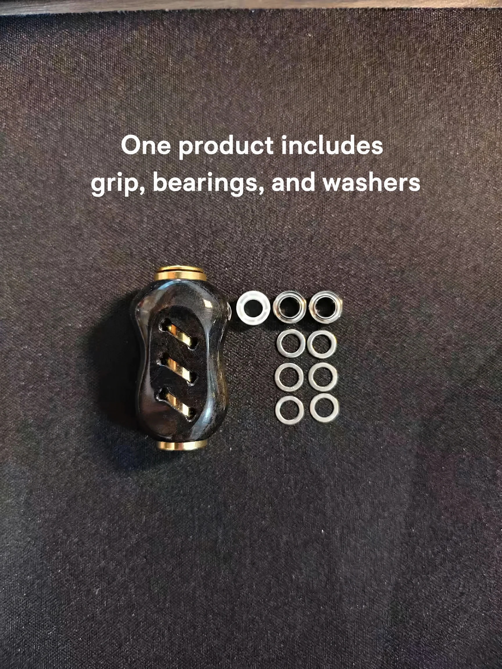 Hopeblaze Kohlefaser-modifizierter Rollenknopf, ultraleichter Rollengriff, Upgrade-Teile für Baitcasting- und Spinnrollen – Detail 3
