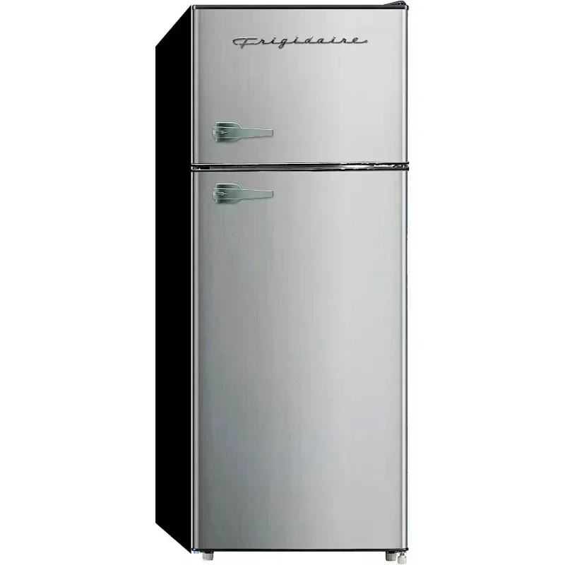 ECFrigidaire EFR751,2 Frigorífico de tamanho apartamento com freezer, 7,5 pés cúbicos, série platina, aço inoxidável