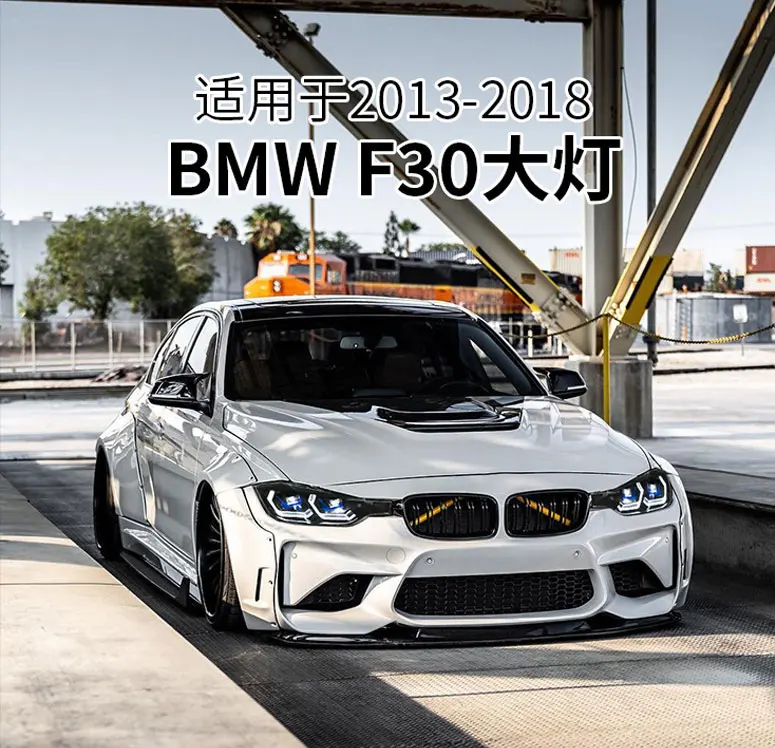 

2PCS LED Headlights Assembly For BMW F30 F35 320i 328i 335i 3 Series 2012-2019 DRL Amber Turn Signal Lights Car Accessories