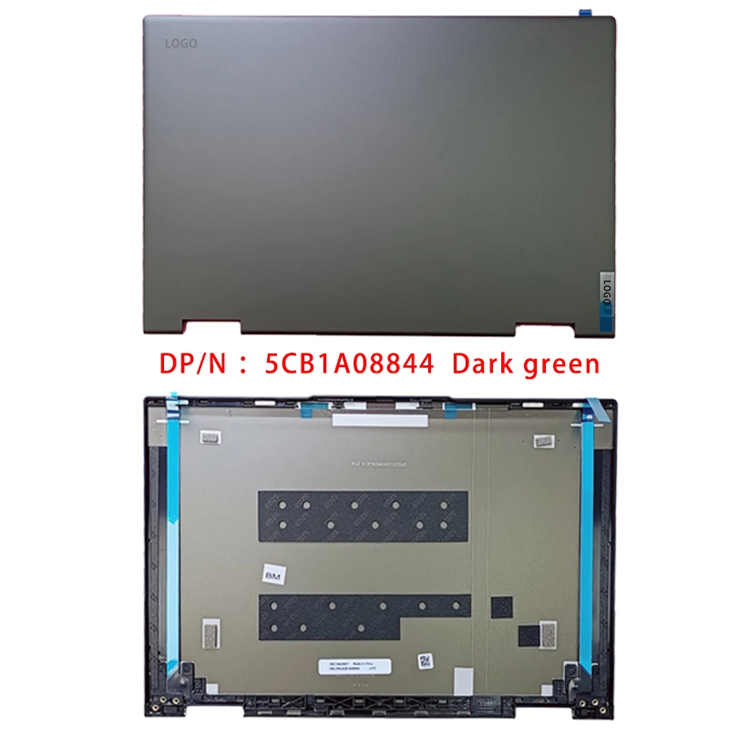 Imagem -02 - Acessórios para Laptop para Lenovo Yoga Tampa Traseira Fundo Teclado com Logotipo Lenovo Yoga 714itl5 14c Itl 2023 5cb1a08844 Novo