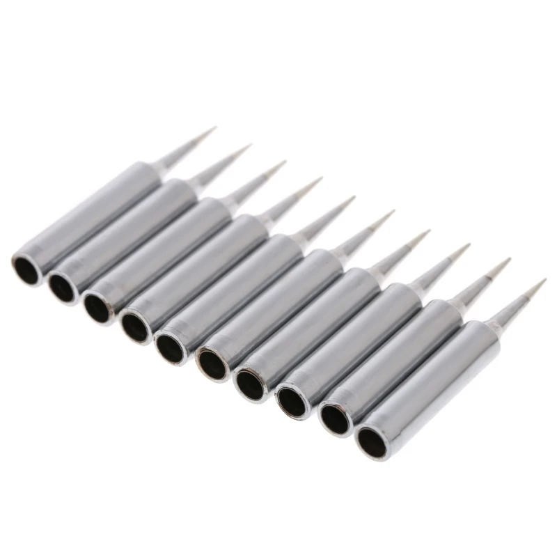 10 Pcs Replacement Soldering Solder Iron Tips 900M-T-I For Hakko Saike