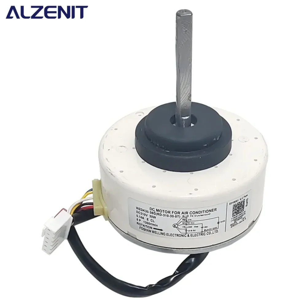 New DC Fan Motor WZDK30-38G For Midea Air Conditioner Indoor Unit DC310V 30W 1300r/min RD-310-30-8T Conditioning Parts