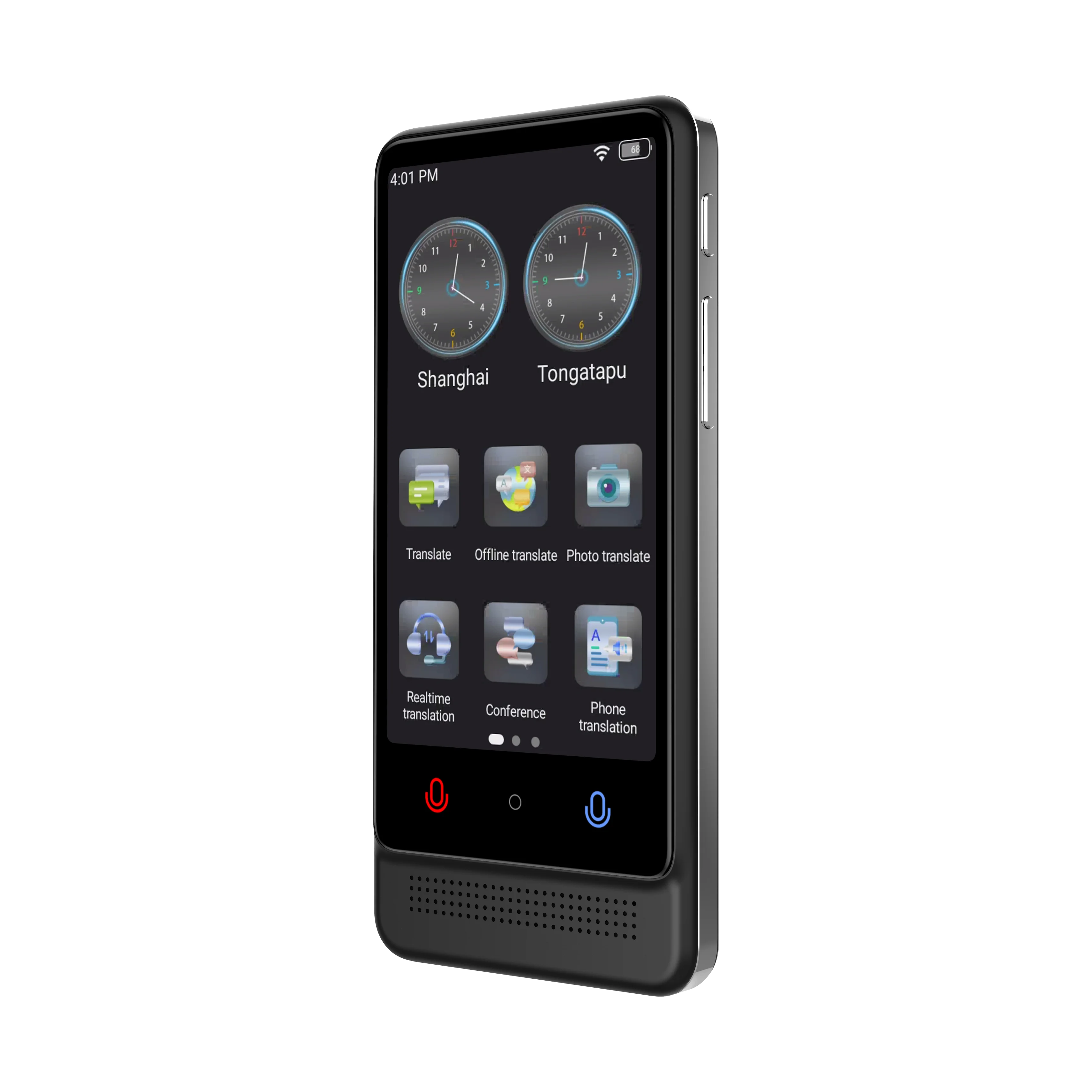 M12 ChatGPT Tradutor de áudio AI impotado 137 idiomas on-line Dispositivo de tradução WIFI BT 22 Tradutor de idiomas inteligente offline