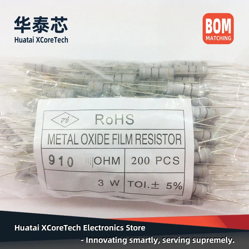 10PCS DIP Metal Oxide Film Color Ring Resistor 3W ±5% 1.1Ω 1.2Ω 1.3Ω 1.5Ω 1.8Ω 2Ω 2.2Ω 2.4Ω 2.7Ω 3Ω 3.3Ω 3.6Ω 3.9Ω 4.3Ω 4.7Ω