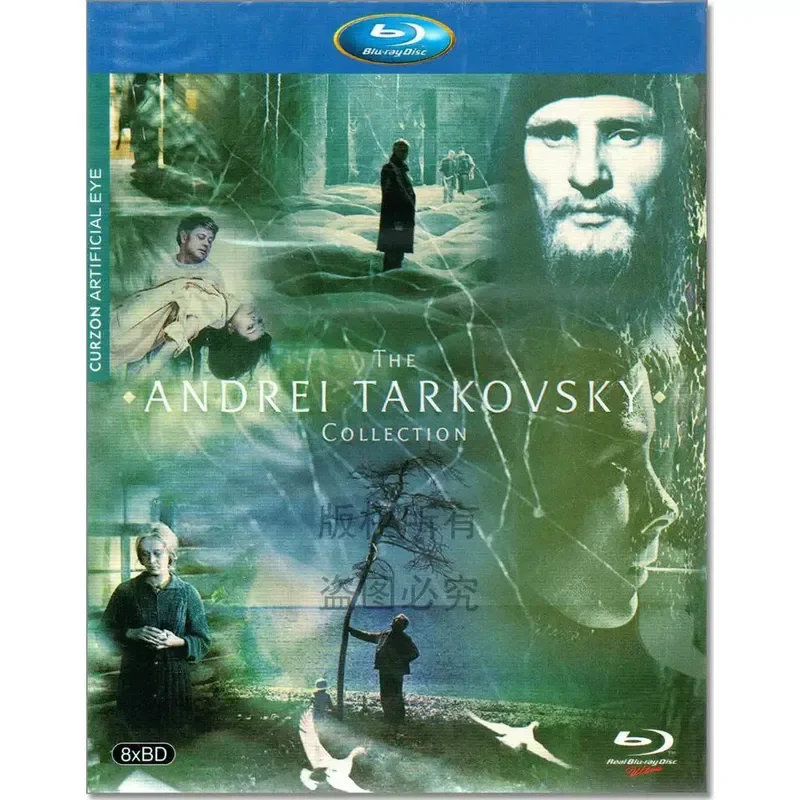 Sculpting in Time Master Andrei Tarkovsky Film Portfolio High Definition BD Blu Ray 8 Disc Collection