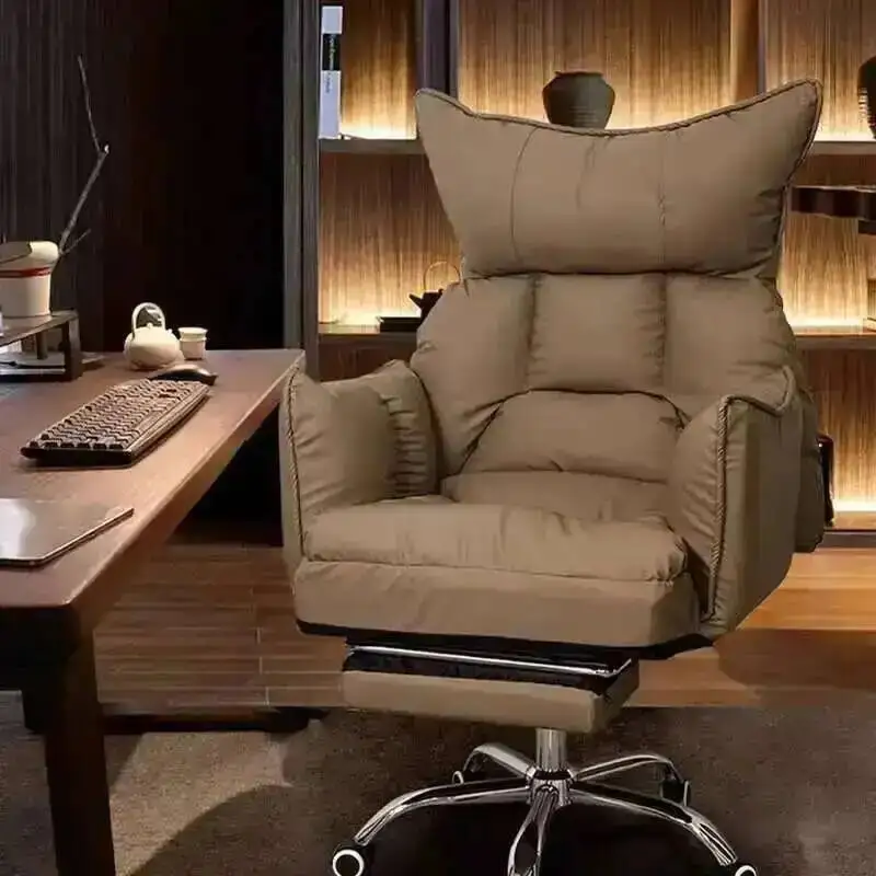 Cadeira de escritório quarto oversized rotativo ergonômico nordic cliner cadeira de jogos confortável encosto de cabeça chaise deureaux móveis de escr
