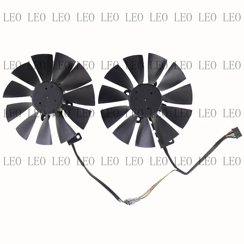 HH  95mm Original for ASUS STRIX GTX970 R9 380 Dual Fan 5Pin FD10015H12S 12V 0.55A