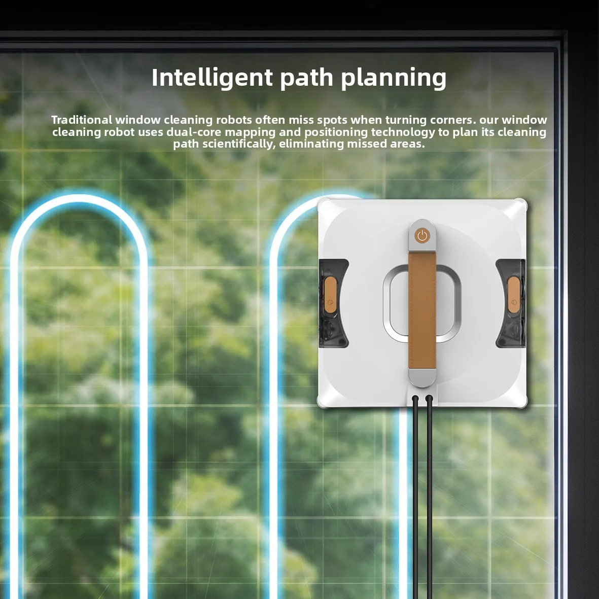 روبوت منزلي لتنظيف النوافذ، نافذة منزلية ذكية أوتوماتيكية بالكامل، نافذة زجاجية عالية الارتفاع، نافذة غسيل خارجية على الوجهين