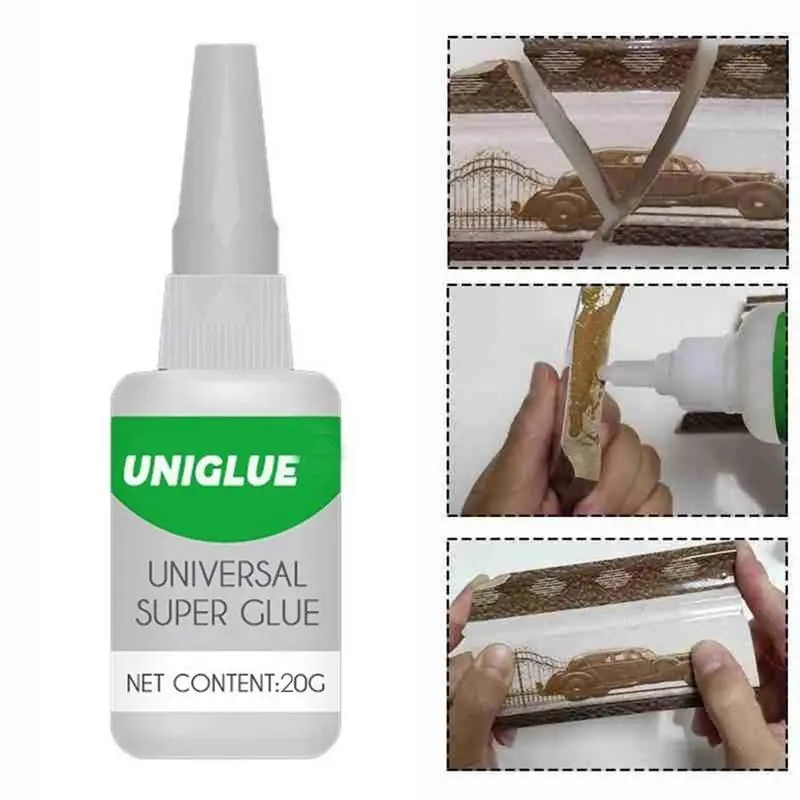 Uniglue Universal Super Strong Glue Plastic Glue For Resin Ceramic Leather Metal Super Glue Strong Liquid Repair Adhesive