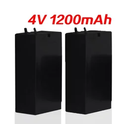 Lead Acid 1200mAh 4V Storage Battery Mosquito Bat Batteries LED Lamp Headlights Flashlight Rechargeable High Capaci