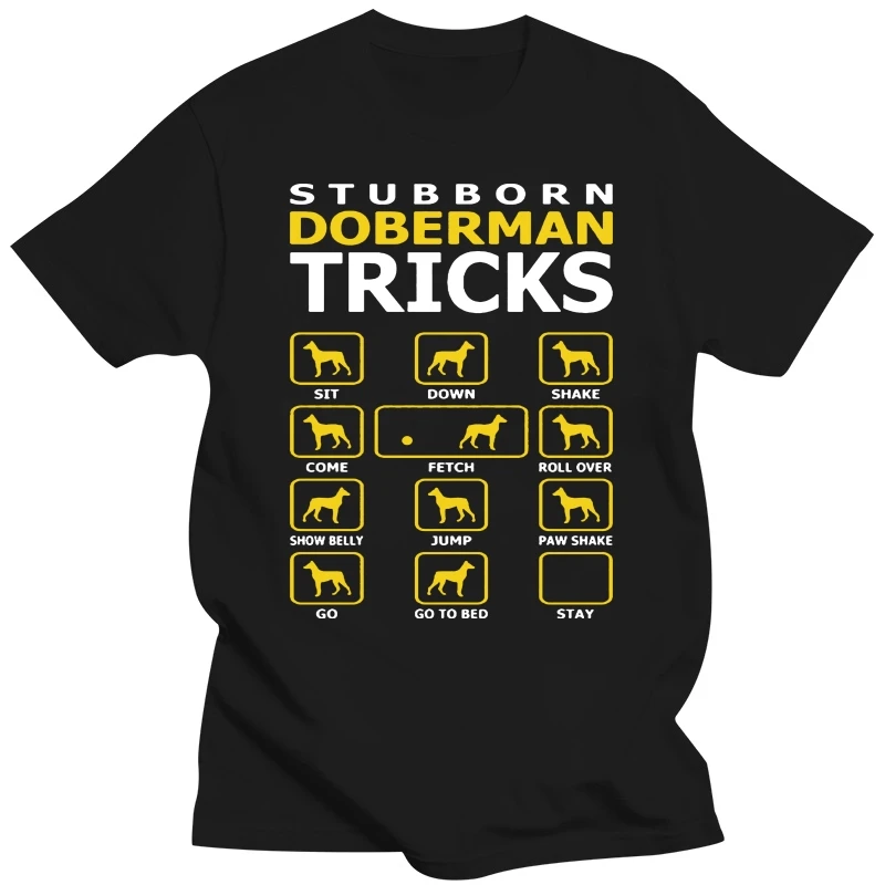 Stubborn German Shorthaired Pointer Tricks Men's T Shirt Funny Dog Funny 100% Cotton Short Sleeve Tees O Neck T-Shirt Tops