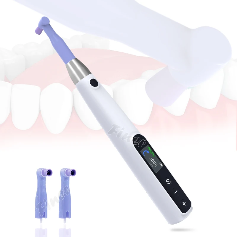 Dental Electric Smart Prophy Handpiece Prophylaxis Handpiece Speed Adjustable Polish Motor for Teeth Cleaning Polishing