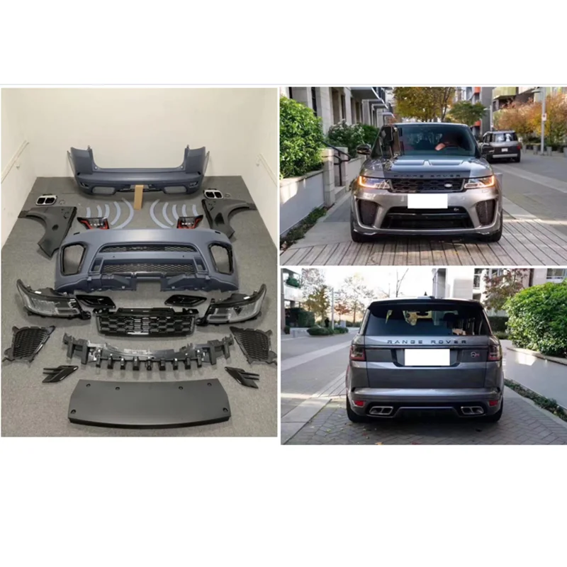 

New SVR/OE Conversion Body Kit Facelift Bodykit For Range Rover Sport L494 2014 2015 2016 Upgrade To 2022 2018 2019 2020 2021