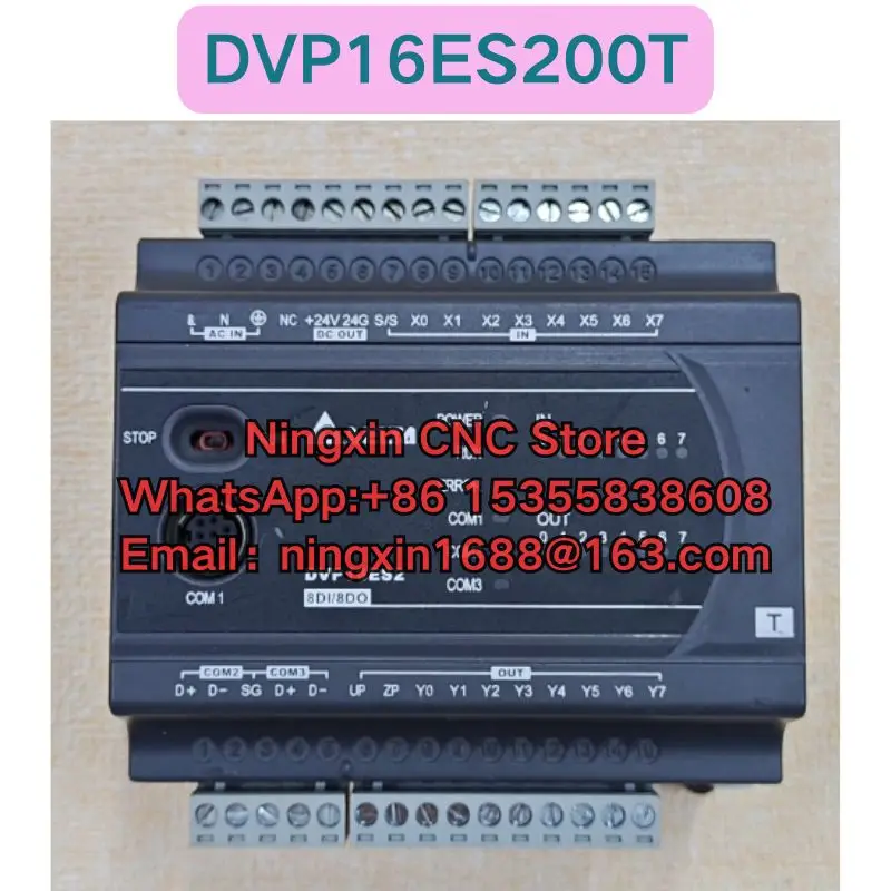 

ПЛК DVP16ES200T б/у протестирован в порядке Быстрая доставка