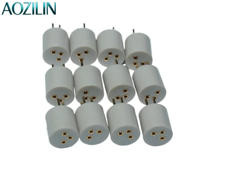 AOZILIN 10PCS TO56 Laser Diode Test Socket 5.6mm LD 3Pin 2.0mm Raised Pin Optical Aging Test Connector