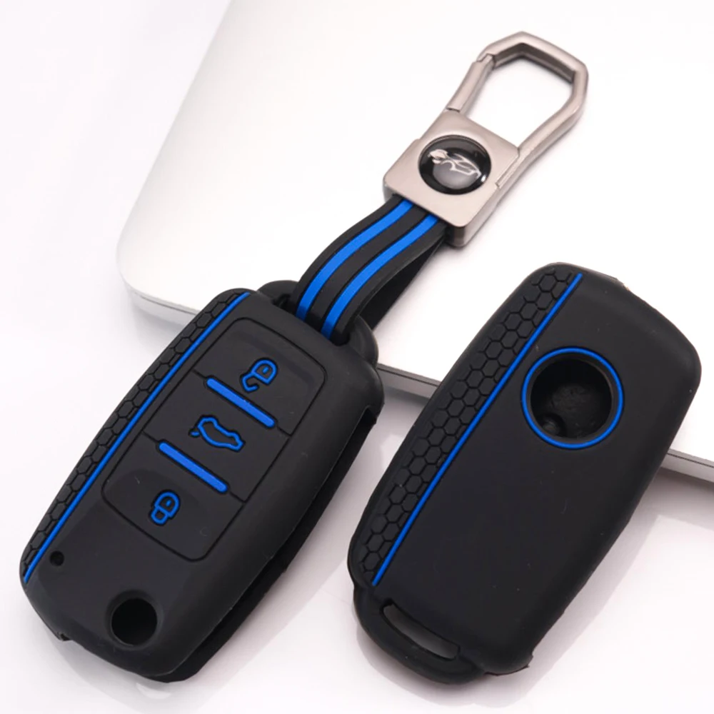 Smart Key Shell Keychain For Volkswagen Golf Polo Jetta Bora Passat Tiguan Lavida Sagitar Magotan Touran Sharan Caddy Scirocco