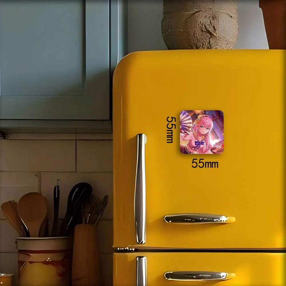 M-MegurineS L-LukaS Photo Frame Picture Fridge Magnets Refrigerator Magnetic Stickers Family Friends Gifts Souvenir Logo