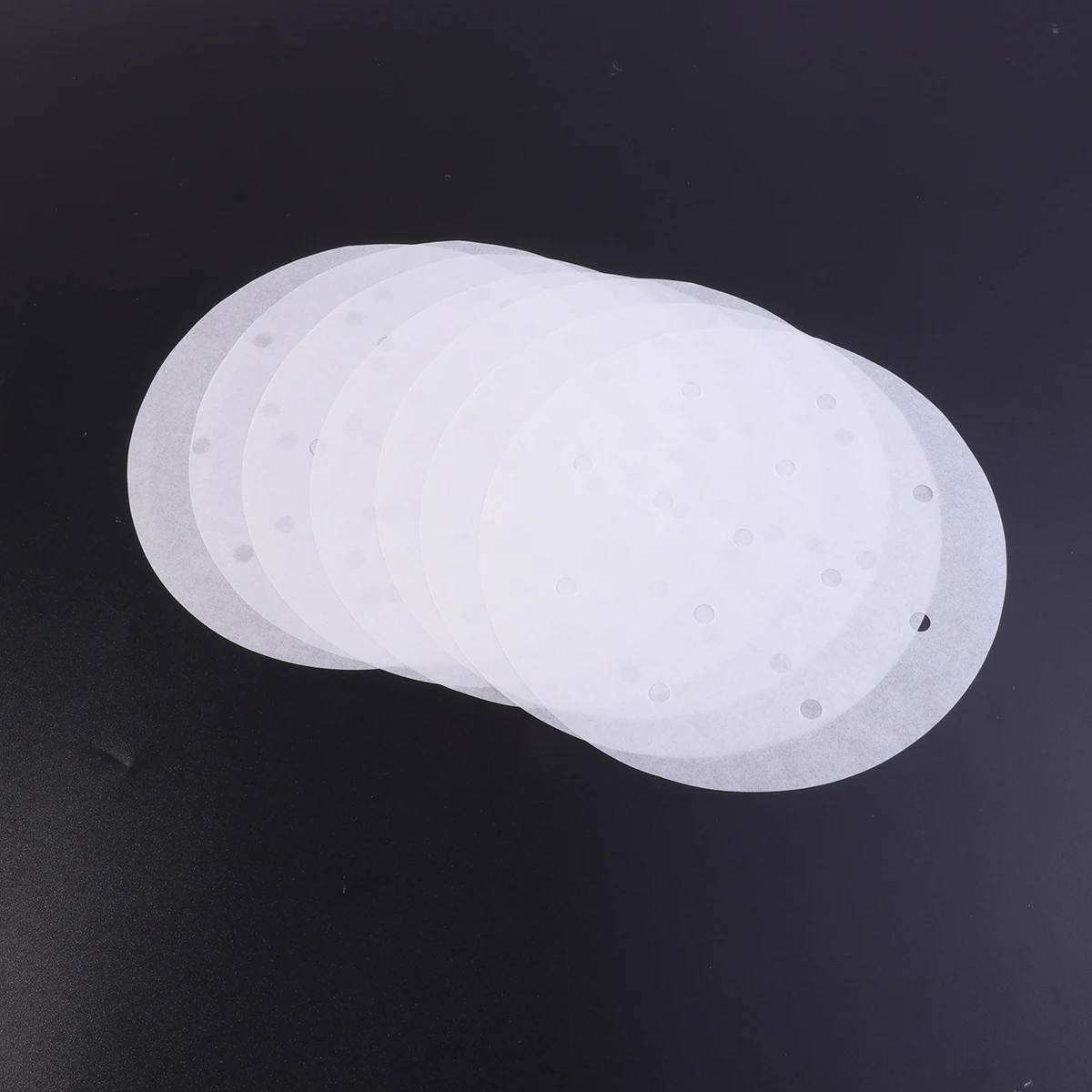 

200pcs Paper Greaseproof Non Stick Steamer Liner Air Fryer Pad Parchment Greaseproof Paper For Cookie Bread Wrapping