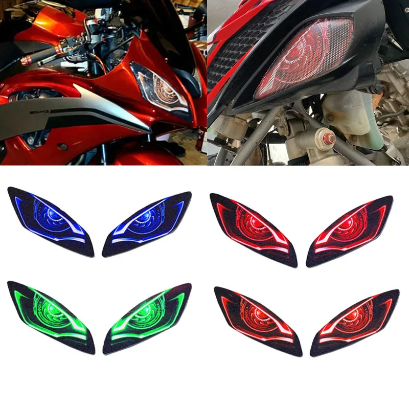 Motorcycle Headlight Guard Decoration Sticker Head Light Protection Decal For YZF-R6 YZF R6 YZFR6 2006-2016