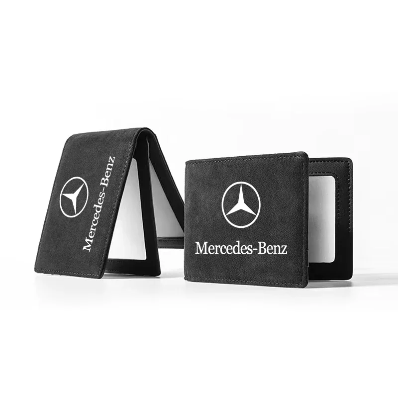 Portable Car Driver License Holder PU Leather Card Bag Auto Accessories For Mercedes Benz AMG New A/B/C/E/S Class W203 W204 W205