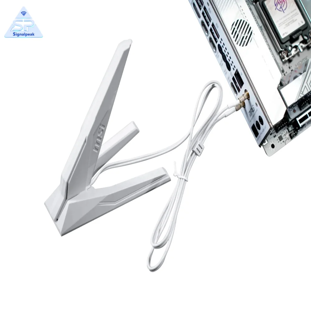 オリジナル大型シャークフィン型wifi7アンテナ-24g-5g-6g-ワイヤレスネットワークカード-ezプラグアンテナ-msi-z790-b860-b-x870マザーボード用