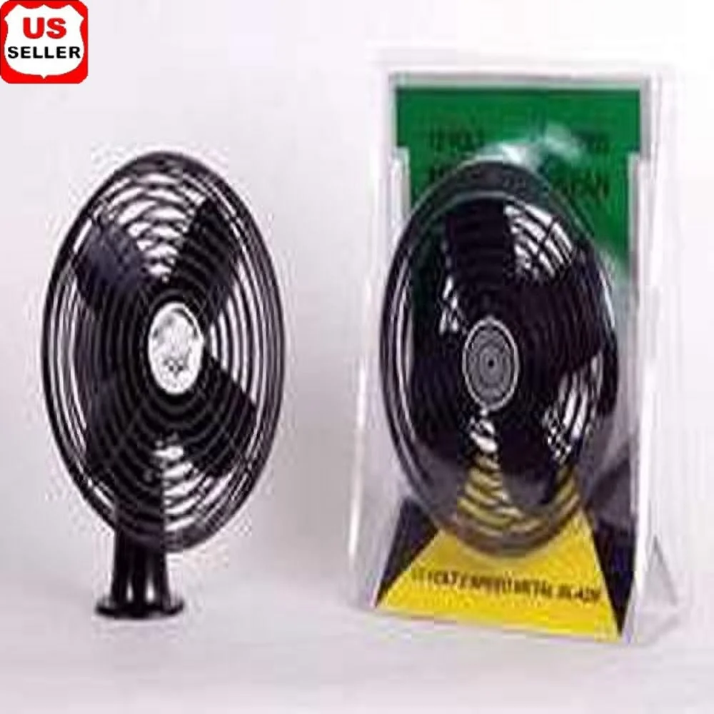 Heavy Duty Off-Road Fan Dash Ceiling Mount 31000 Durable Black Cooling System Vehicles and Outdoor Use
