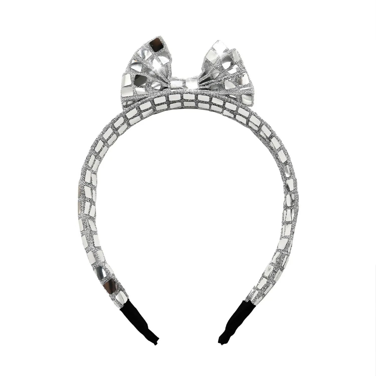 Fabric Square Sequin Headband for Women Light Luxury Hair Hoop Elegant Headpiece Hair Accessory for Daily Wear view 5