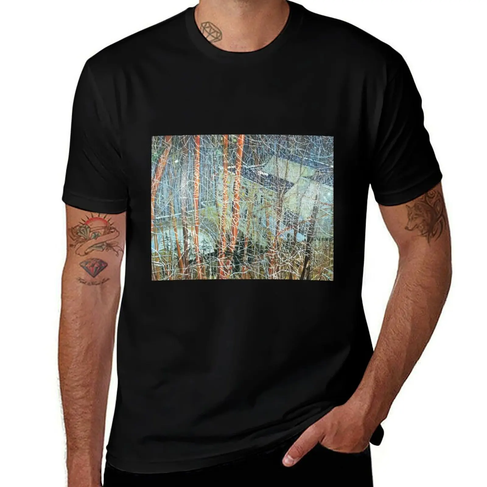 Peter Doig T-Shirt Streetwear Print Tee Shirt T-Shirt