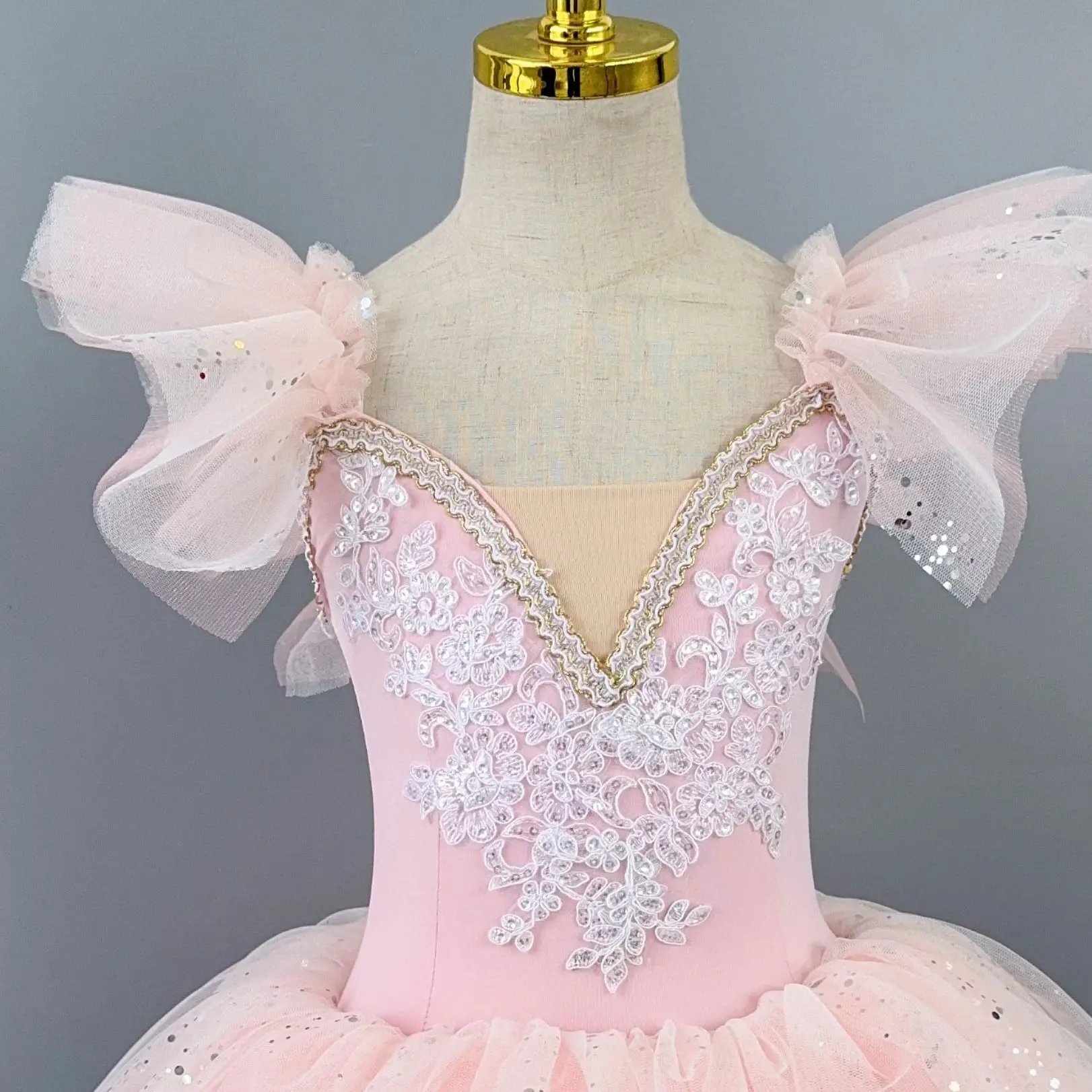 أطفال رومانسية التدرج الباليه توتو فستان الترتر الفتاة تنورة رقص الرقص الحديث الأميرة الباليه التنانير أزياء مسرحية