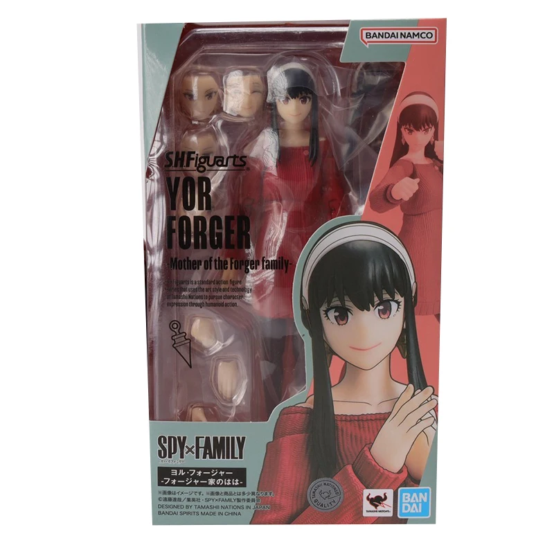 Stock BANDAI original SHF SPY HOUSE COLLECTION YOEL FORGER'S MOTHER model movable joint high quality hand-made collection