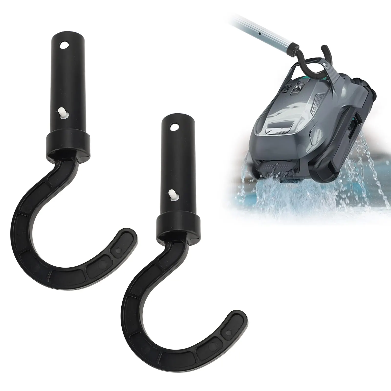 Robotic Pool Cleaner Hook ABS General Pool Vacuum Robot Telescopic Pole Hook Accessories Pool Vacuum Robot Accessories Hook