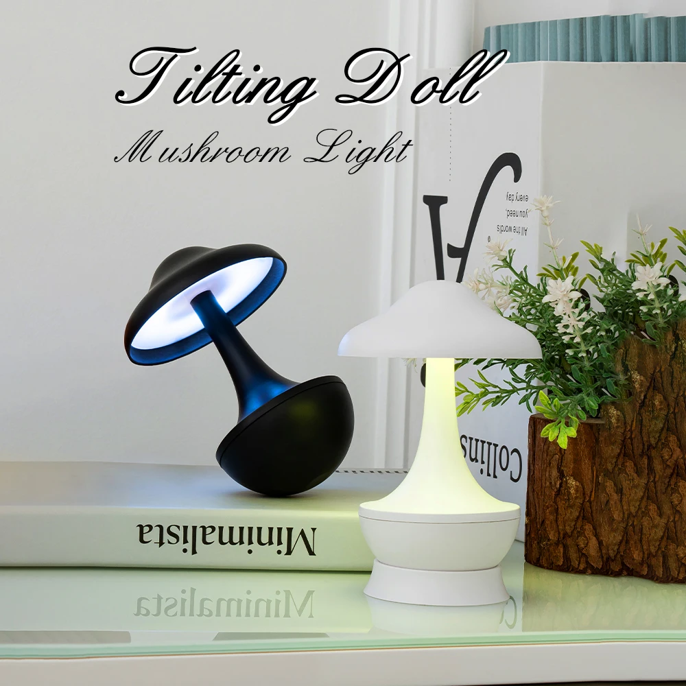 

LED Table Lamp Trichromatic Dimming Living Room Atmosphere Lamps Eye Protection RGB Night Light Girl Bedroom Bedside Decor