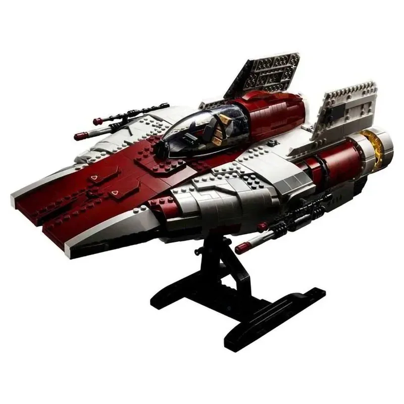 NO BOX 75275 Space War A-Wing Starfighter Star Movie Series Игрушки Строительные блоки Сборка Модель Кирпичи Детские мальчики Лучшие подарки
