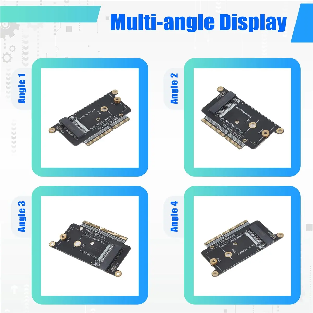 A46U A1708 M.2 SSD Adapter NVMe PCI Express PCIE to NGFF M2 SSD Adapter Card for Macbook Pro Retina 13inch A1708 2016 2017
