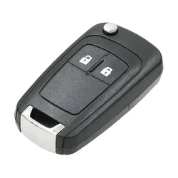 Reemplazo de llave de coche con 2 botones, carcasa de tapa de llave remota para Opel Insignia 2009-2015, Opel Mokka 2013-2016, piezas interiores de coche