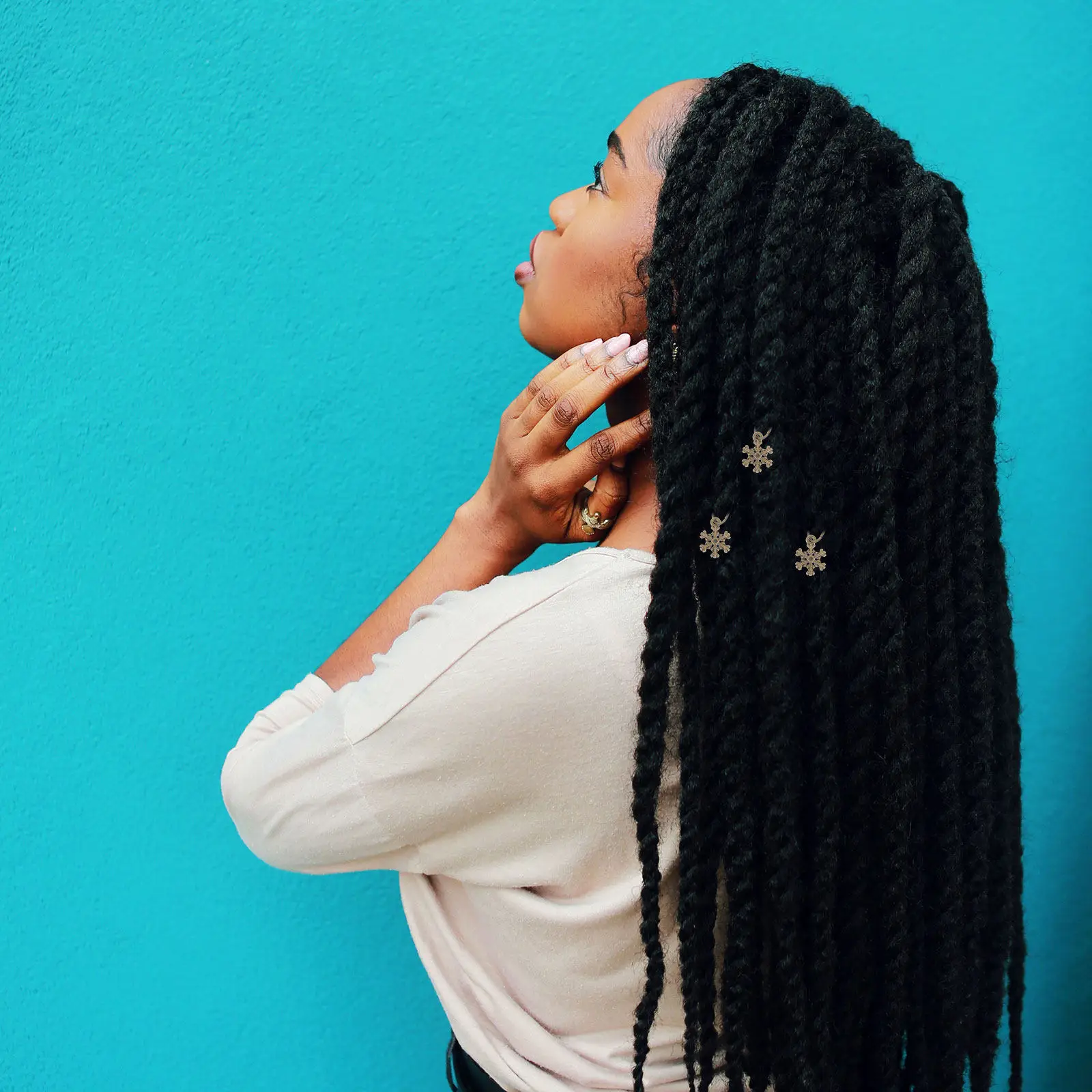 

1 set Dreadlock Hair Charms Set Hollow Out Braiding Cuffs Jewelry For Women Braid Accessories Beads Styling Tools Party Wedding