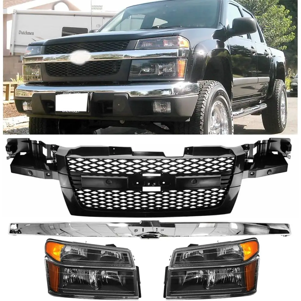 

Комплект из 6 передних фар + габаритные огни + решетка радиатора для Chevrolet Colorado 2004-2012, GM2503234, 15147930