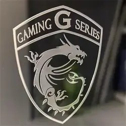 msi metal sticker for laptops, mobile phones, computers, cars, power banks and tablets
