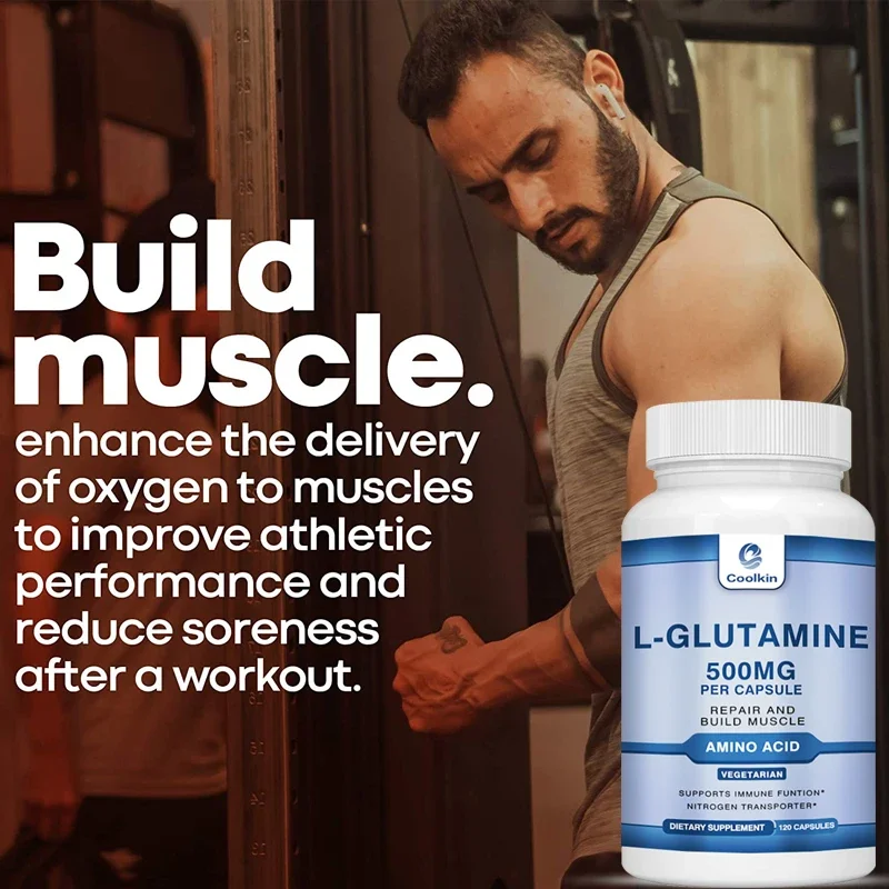 L-Glutamine 500mg | Promotes Muscle Growth and Recovery - Improves Immunity