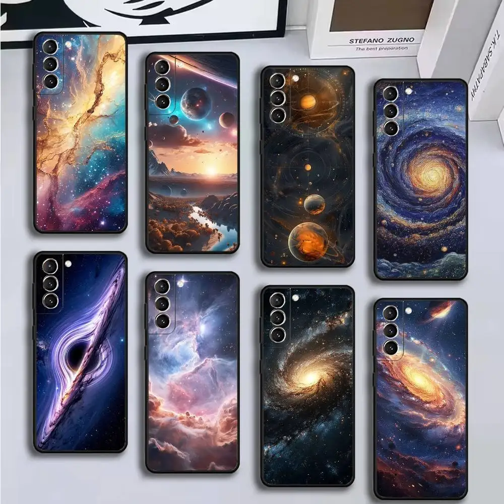 

Space-For-Galaxy-Universe Phone Case For Samsung GalaxyA13,21s,22,31,32,52,53,71,72,73,Soft Black Cover