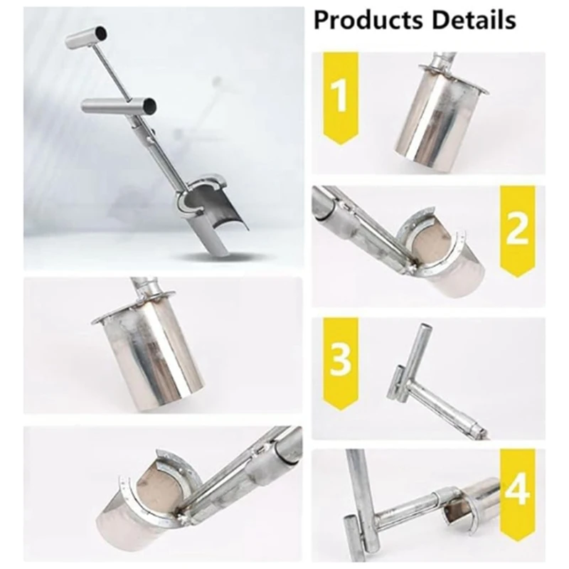 Bulb Planter Tool, Efficient Carbon Steel Planting Tool Set For Transplanting Seedlings, Planting Trees,Aerating Lawns