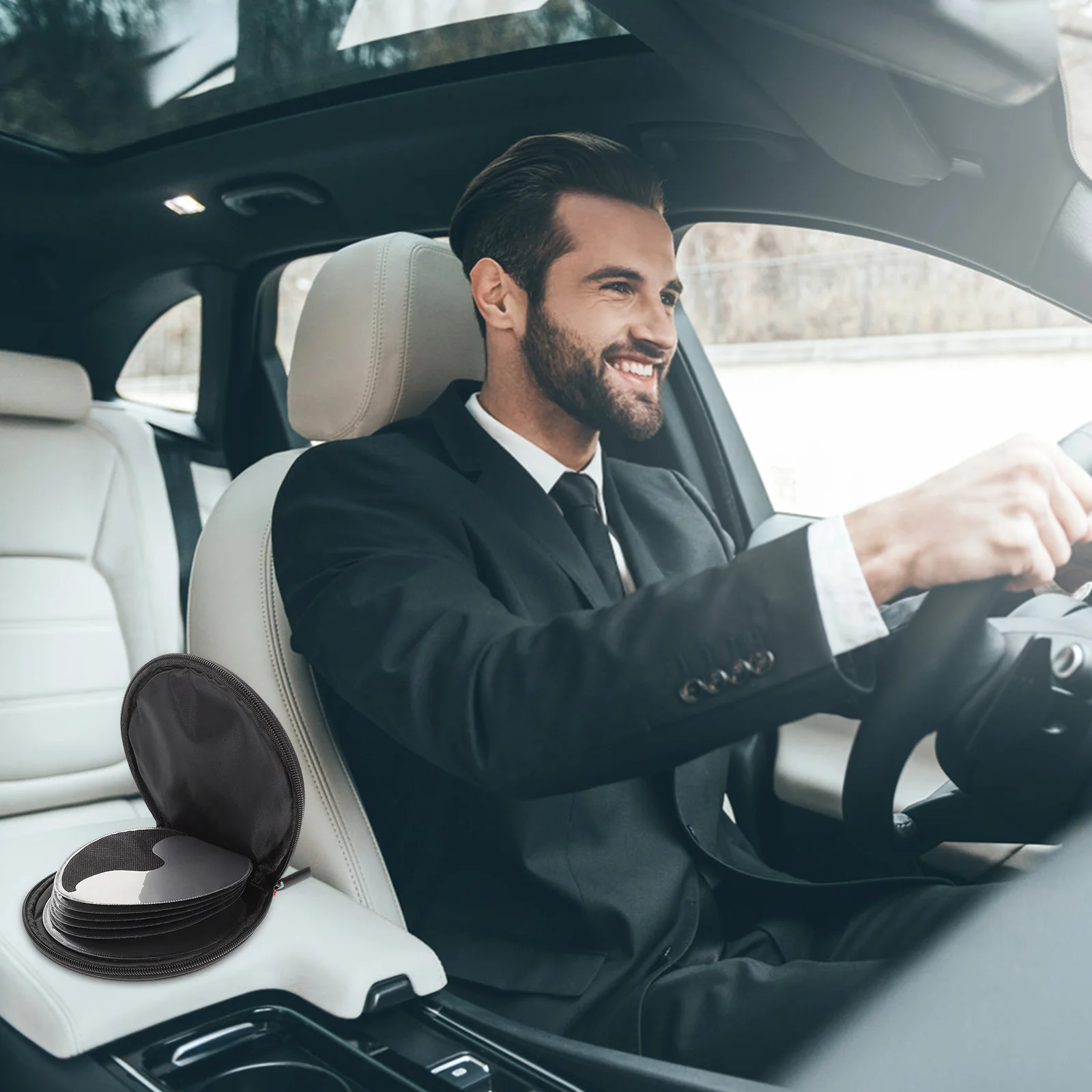 

Case Dvd Disc Holder Car Pouch Car Cd Pouch Storage Wallet Cd Wallet For Music Games Video Dvds Organizer