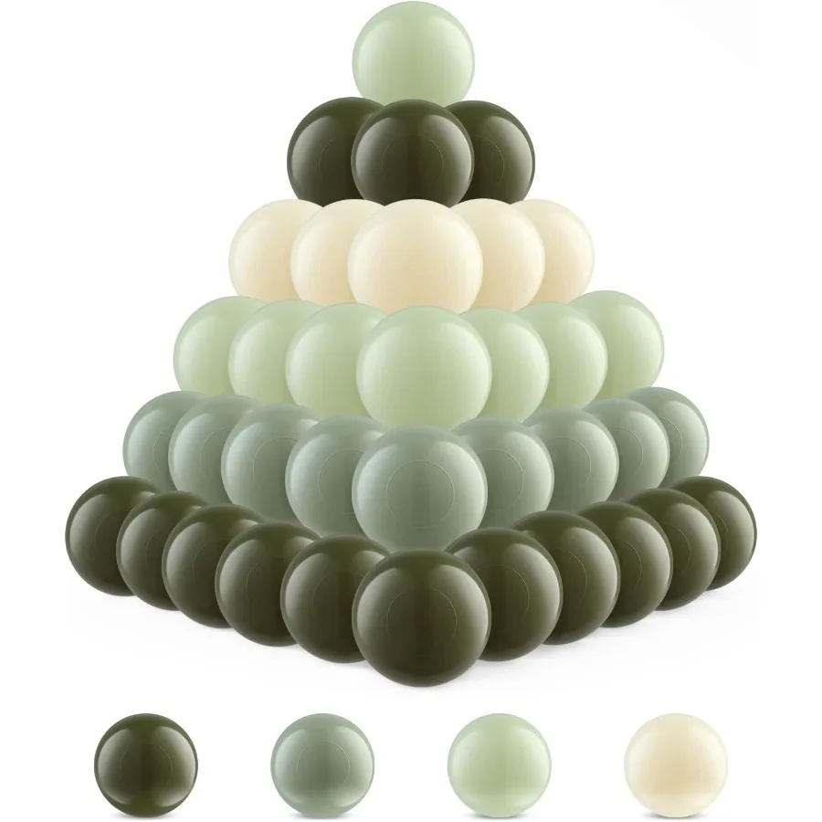 170個のクリアボールピットボール、男の子と女の子向けの耐圧プラスチックおもちゃボール